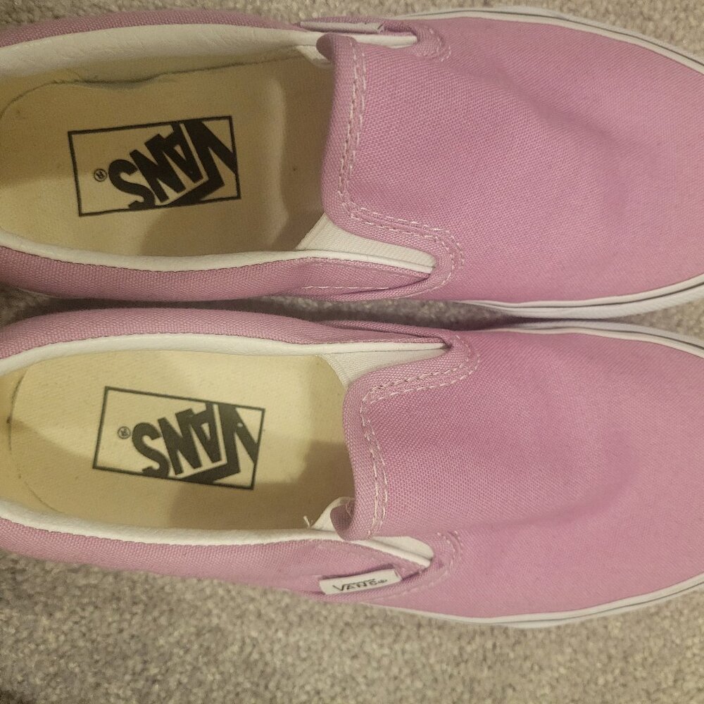 Vans Pink Slip-On Sneakers